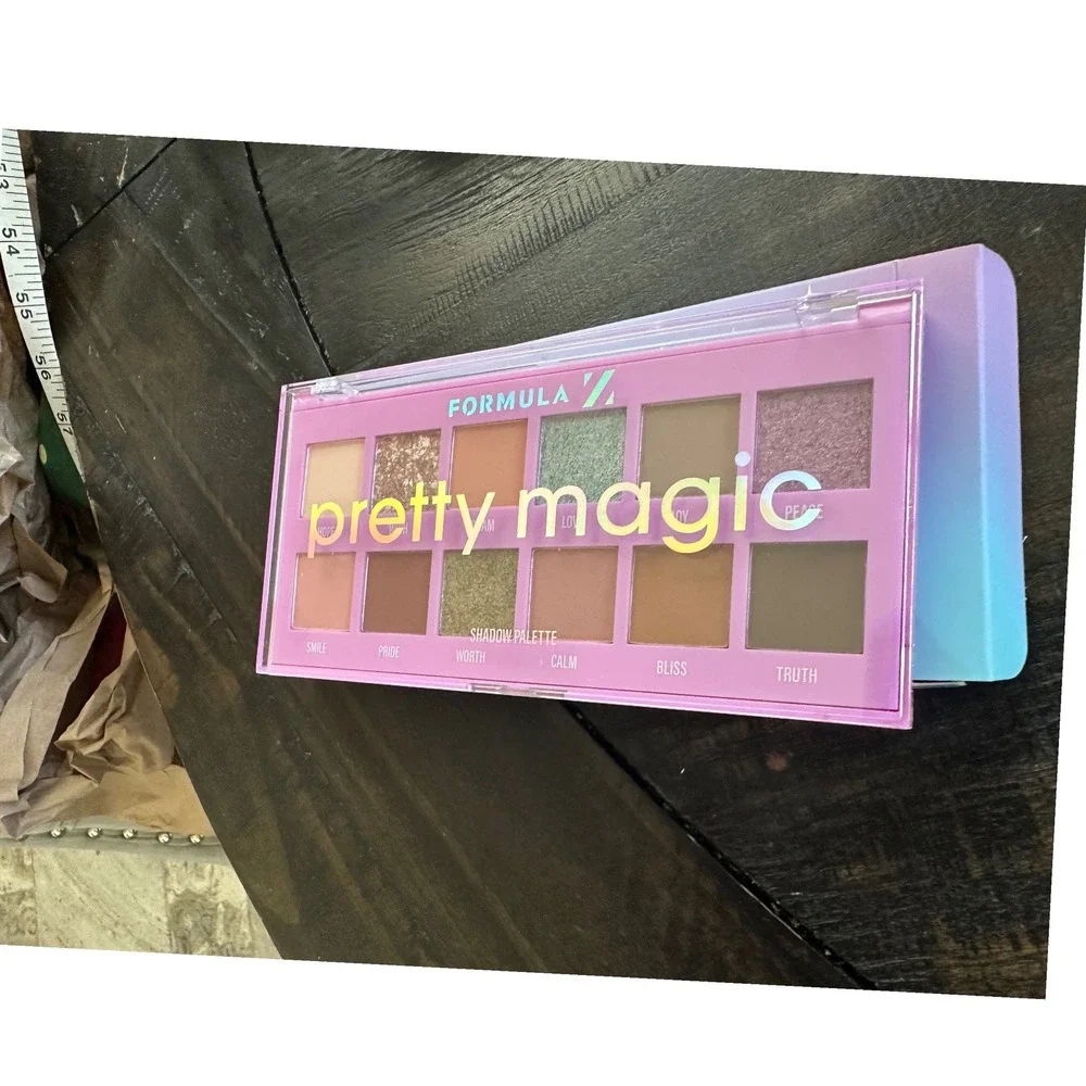Formula Z Pretty Magic Shadow Palette 12 Shades Vegan Hyaluronic Z New